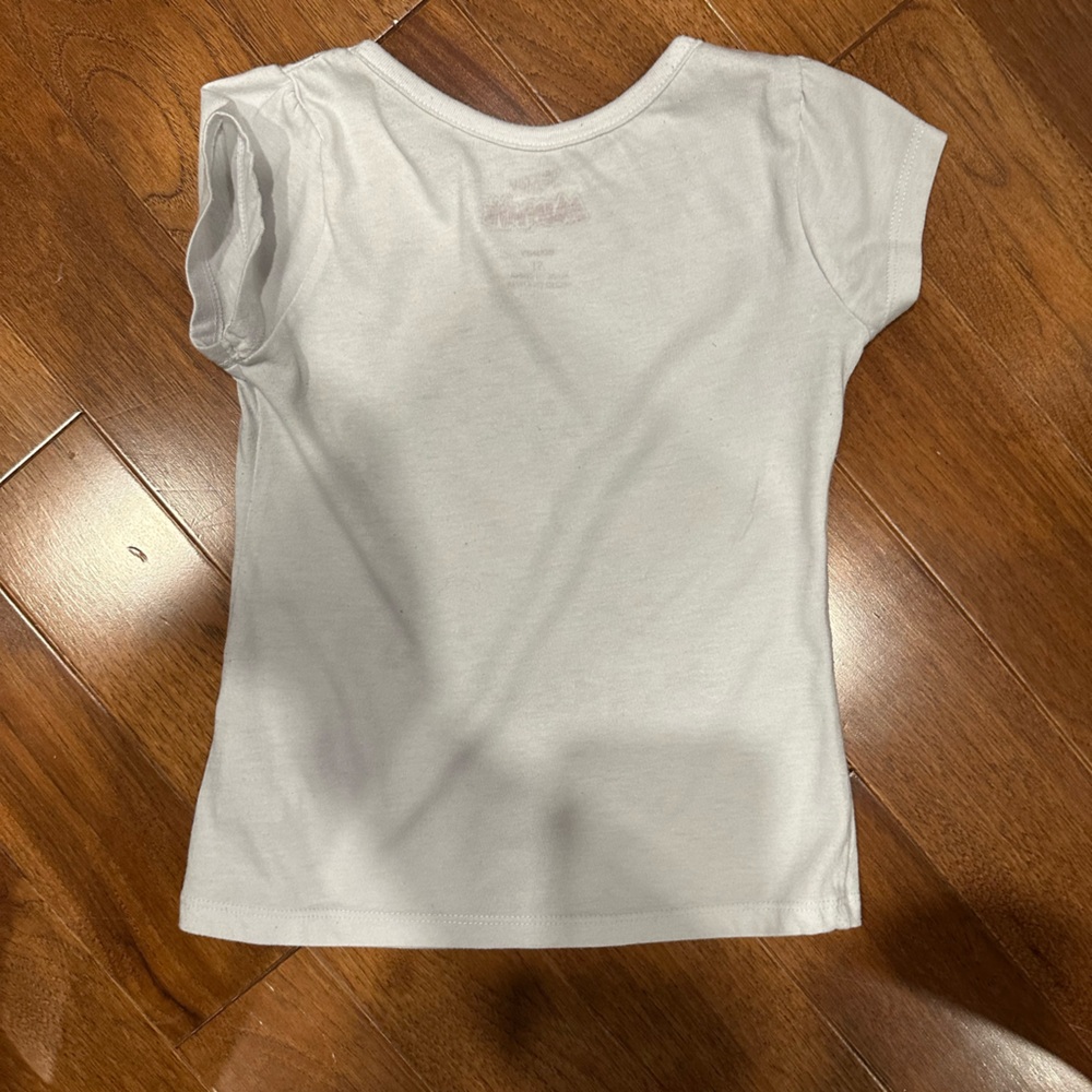 Disney Minnie Mouse White and Pink Kids Tee - Picture 3 of 4